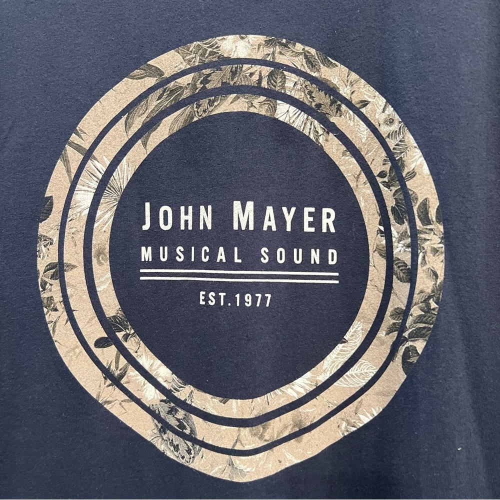John Mayer Musical Sound Navy T-Shirt
